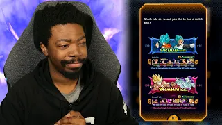 TRYING OUT RATING MATCH STANDARD RULES AND PROUD RULES!!! Dragon Ball Legends Gameplay!