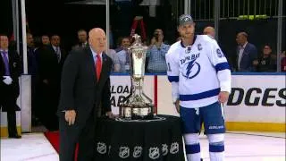 Stamkos gives Prince of Wales trophy wide berth