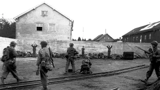 The RUTHLESS Executions Of The Guards Of Dachau Shot By The Americans Liberators