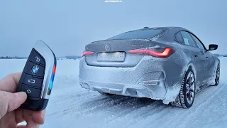 BMW i4 eDrive40 TEST Extreme Winter POV Test [4k]