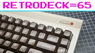 3D Printed Commodore 64 inspired custom keyboard