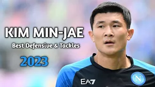 Kim Min-jae 2023 - Welcome to Bayern Munich || Crazy Tackles in Football