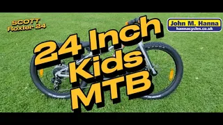 Scott Roxter 24 2023/4 Silver/orange Best lightweight kids mountain bike 24 inch wheel #kids #bike