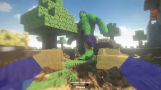 NUKING HULK IN MINECRAFT?!? (teardown)(why is there no voice?)