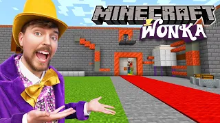 I Built MrBeast's Build of Willy Wonka's Factory in Minecraft!