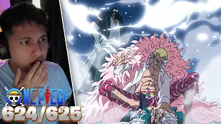 DOFLAMINGO VS AOKIJI | One Piece Episode 624-625 Reaction