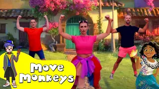 Surface Pressure Dance | Encanto Songs | Easy dance | Move Monkeys