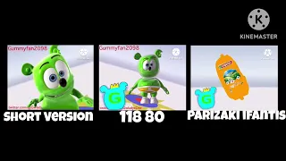 The gummy bear song remake short version vs 118 80 vs parizaki ifantis