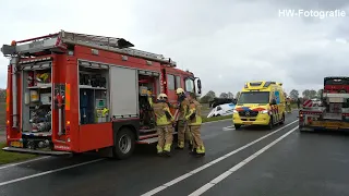 Gewonde bij ongeval oversteek Flevoweg Sint Jansklooster