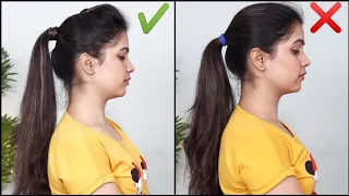 New High Ponytail Hairstyle For School, College, Work | Long Ponytail |TipsToTop By Shalini