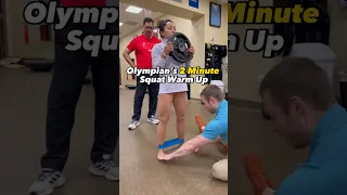 Olympian’s 2-Minute Squat Warm Up