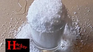 How to make instant snow in few seconds. Insta-Snow Powder by super absorbent polymer | Hacker007