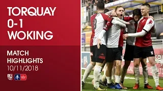 Torquay United 0-1 Woking | FA Cup 1st Round | Match Highlights