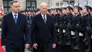 Besuch mit Symbolkraft: US-Präsident Biden in Polen eingetroffen