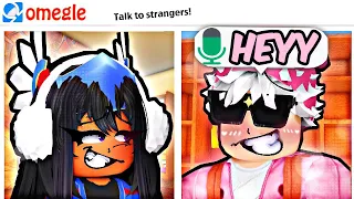 Girl VOICE TROLLING THIRSTY PLAYERS ON ROBLOX OMEGLE.. ( hilarious 🤣)