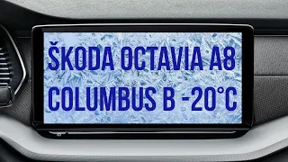 SKODA OCTAVIA A8 2021: прогрев в -20 и работает ли Columbus