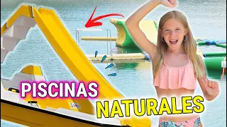 VOY A LA PISCINA NATURAL MÁS GRANDE! ME TIRO POR LOS TOBOGANES SALTOS Y RETOS AL AGUA 💦 Daniela Go