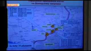 Динаміка обстрілів позицій сил АТО