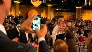 Cumberbatch photobombs Meryl Streep at Golden Globes