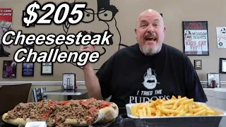 $205 Pudge's 8.5 lb Cheesesteak Challenge - NEAT EATING ONLY - 2ND ATTEMPT