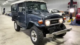 Restored 1981 Toyota FJ43 | Back Road Drive, Cold Start and Walk Around