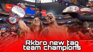 Rkbro new raw tag team champions whatsapp status