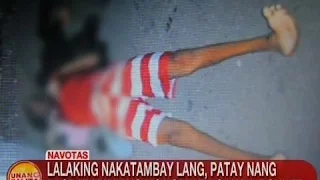 UB: Lalaking nakatambay lang, patay nang pagbabarilin ng mga salaring naka-bonnet sa Navotas