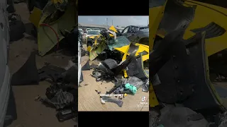 Corvette Crash(Almost Died) #corvette #carcrash #corvettec7