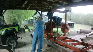Sawing Stickers with the LT15START #woodmizer #lt15 #sawmill