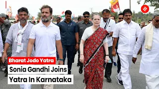 LIVE- Bharat Jodo Yatra: Sonia Gandhi Joins Yatra With Rahul Gandhi In Karnataka