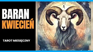 Baran, tarot na Kwiecień ✨ czytanie miesięczne - ogólne, miłość (single + związki), prace i finanse