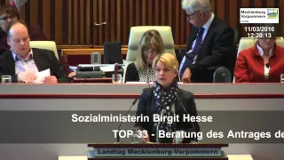 Hartz-IV-Rechtsverschärfung - Sozialministerin Birgit Hesse