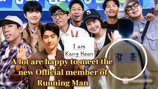 The majority of Runners are happy to find out that Kang Hoon is the new member|강훈 런닝맨