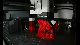 Bambu X1 Carbon - 3D Printed - Time Lapse of Spiderman Head