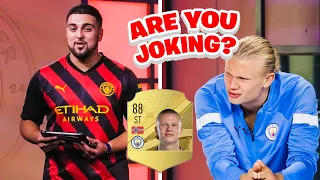 I Told Erling Haaland His FIFA 23 Rating!