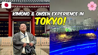 Kimono experience in Asakusa + The Best Onsen in Tokyo! 🇯🇵 | Jm Banquicio