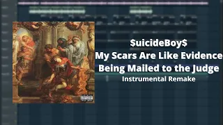 $uicideBoy$ - My Scars Are Like Evidence Being Mailed to the Judge Instrumental (reprod. iBlazeManz)