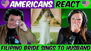 Filipino Bride Sings Herself Down The Aisle! Almira Lat HE KNOWS Americans React
