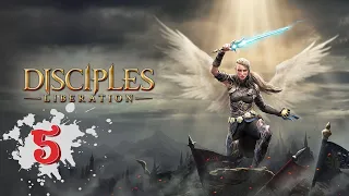 ● Disciples: Liberation | Равнина вдовы - Прохождение на русском #5 [PS5] (RPG Strategy 2021)