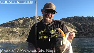 【Crush #6】8"Swimbait Pre spawn fishing/Papa Boom8"[Optimumbaits]