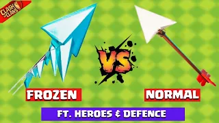 *Frozen* vs Normal Arrow | Clashflict | Clash of Clans