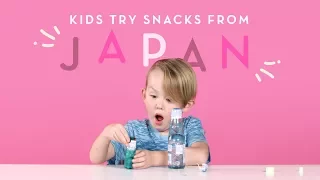 Kids Try Snacks from Japan | Kids Try | HiHo Kids