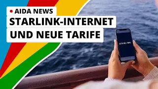 AIDA News: Starlink-Internet und neue Tarife