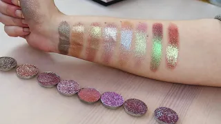 Glamshop eyeshadow swatches - Swatch party #4