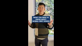 What you need to know about mobile-first design!