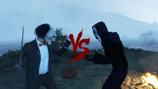 Ghostface VS Jigsaw - Death Battle (GTA 5)