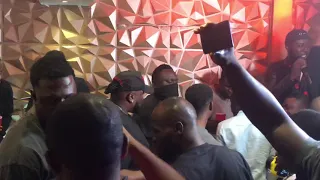 Sarkodie, Omar Sterling, and Criss Waddle jams to Kumerica Drill inside Tema