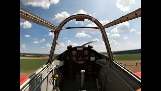 My first solo aero tow on Zlín Z-226MS