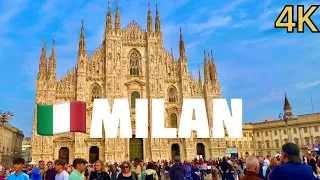 Milan, Downtown Walking Tour October 2022 (4k ultra HD)