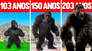 SOBREVIVENDO 203 ANOS COMO KING KONG NO GTA 5